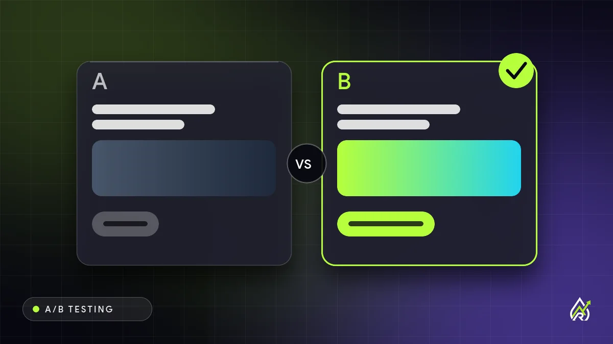 Cover graphic for A/B Testing Best Practices for Conversion Optimization: two page variants side by side with the winning version highlighted
