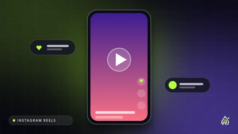 Web Design Agency Cover graphic for Instagram Reels for Business: Reels Creator El Paso: a phone showing a short video reel