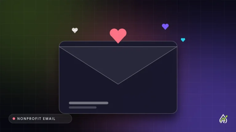 Cover graphic for Email Marketing for Nonprofits: an envelope with a heart for nonprofit email campaigns